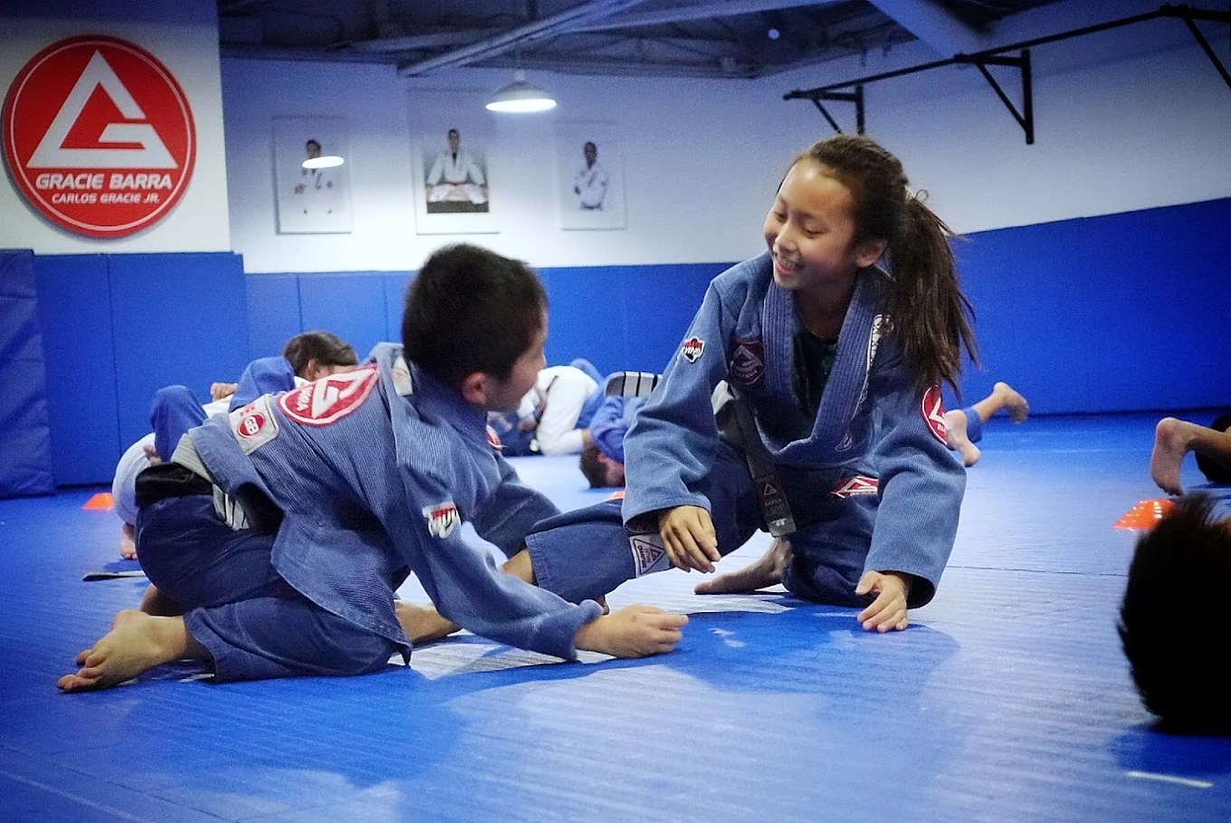 Kids training BJJ self-defense near me